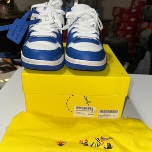 Off-White Blue and White Sneakers